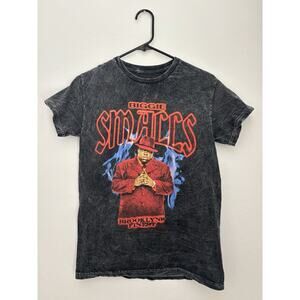The Notorious BIG Biggie Smalls Brooklyn's Finest Graphic T-shirt Men Medium